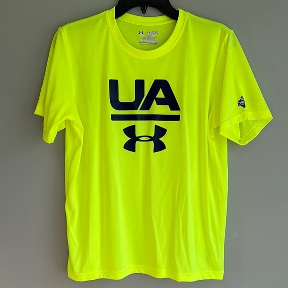 Under Armour Boys Heat Gear NFL Combine Authentic Shirt VGUC Size XL - Picture 1 of 8